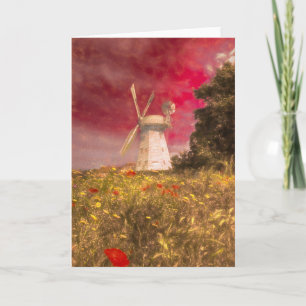 Windmill Dreams Art Vista Card