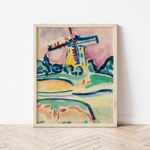 Windmill  Ernst Ludwig Kirchner Poster
