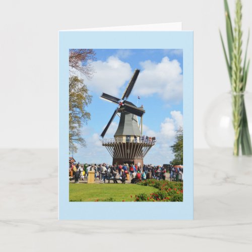 Windmill Holiday Card