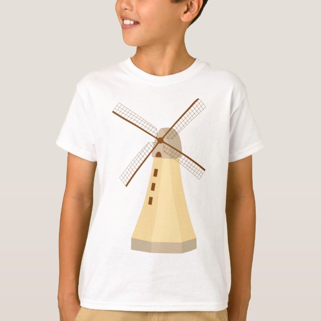 Windmill in the wind T-Shirt (Front)
