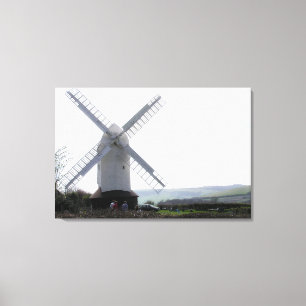 Windmill : Jack & Jill Sussex UK  Photography Canvas Print