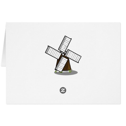 Windmill landscape (Back Horizontal)