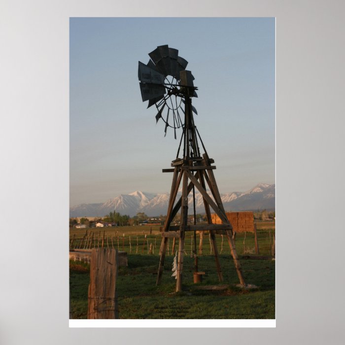 Windmill, Lompa Ranch Posters