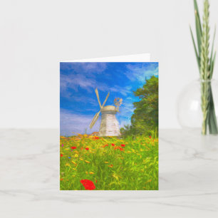 Windmill Meadow Art Card