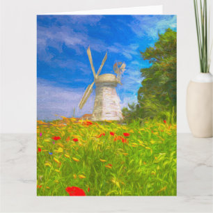 Windmill Meadow Art Card