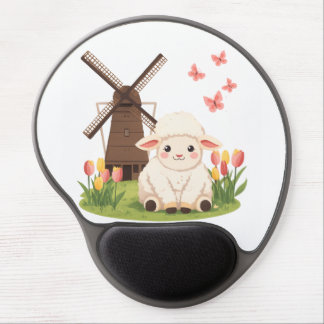 Windmill Meadow Sheep Gel Mouse Pad
