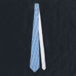 Windmill Necktie<br><div class="desc">Wind turbines splashed across a blue sky background. A fun gift for the wind energy enthusiast in your life. Or renew the energy in your own wardrobe!</div>