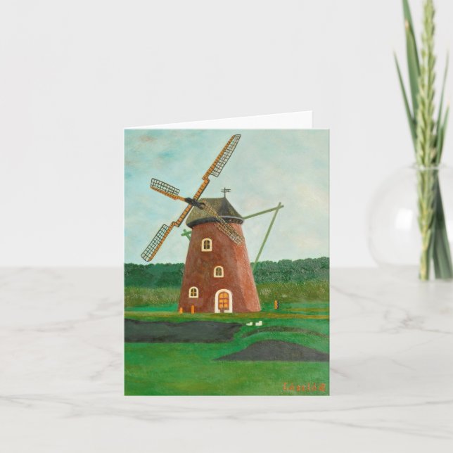 Windmill Note Card (Front)
