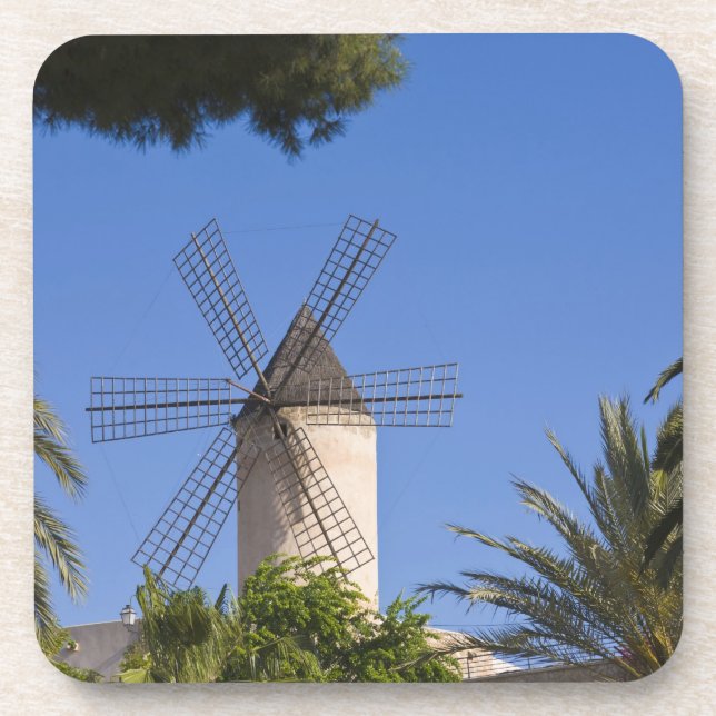 Windmill, Palma, Mallorca, Spain Coaster (Front)