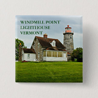 Windmill Point Lighthouse, Lake Champlain VT Pin