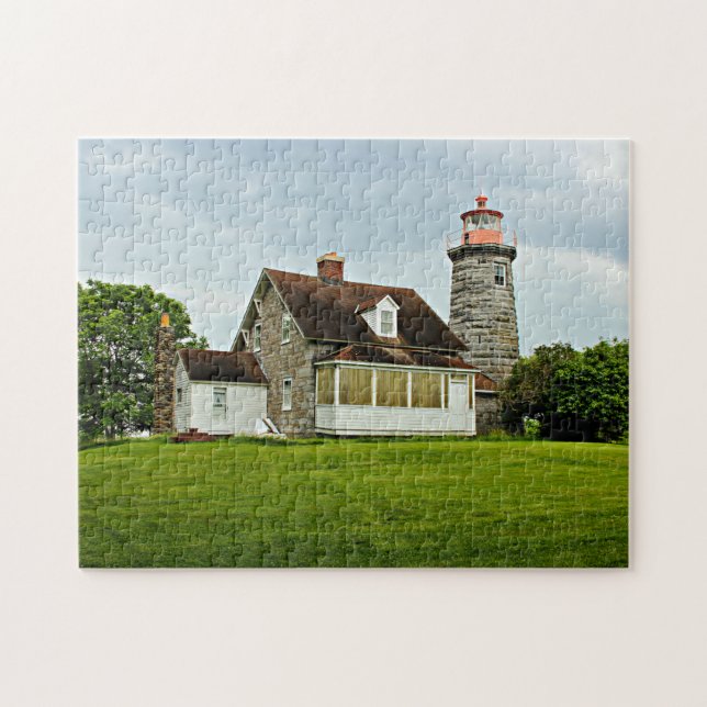 Windmill Point Lighthouse, Vermont Jigsaw Puzzle (Horizontal)