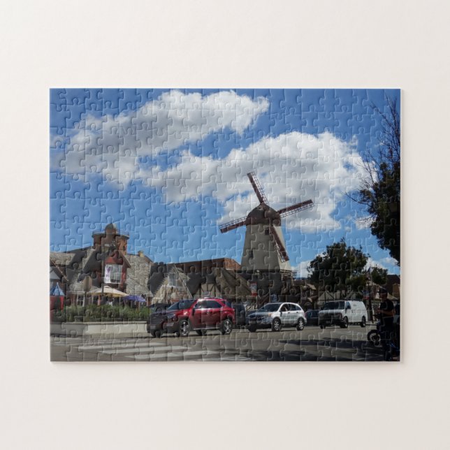 Windmill Solvang California Jigsaw Puzzle (Horizontal)