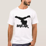 Windmill Style Blk Break T-shirt at Zazzle