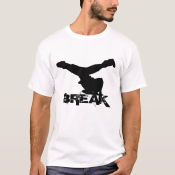 Windmill Style Blk Break T-shirt by styleuniversal at Zazzle