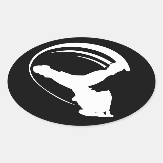 Windmill style white sticker (Front)