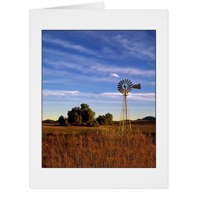 " Windmill Sunrise " Vertical Cards (Front)