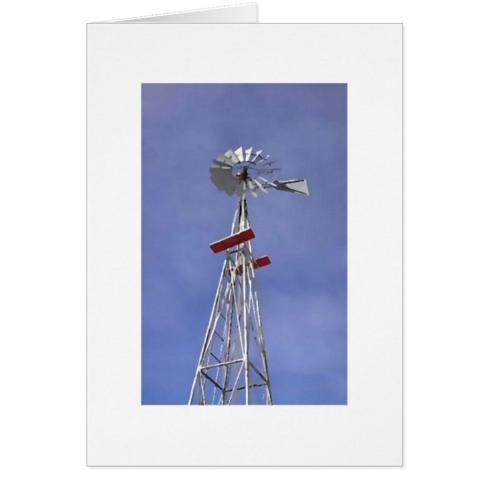 Windmill Thank You Card