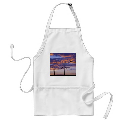 Windmill Turbine at Sunset Adult Apron