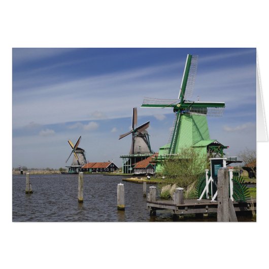 Windmill, Zaanse Schans, Holland, Netherlands 2 (Front Horizontal)