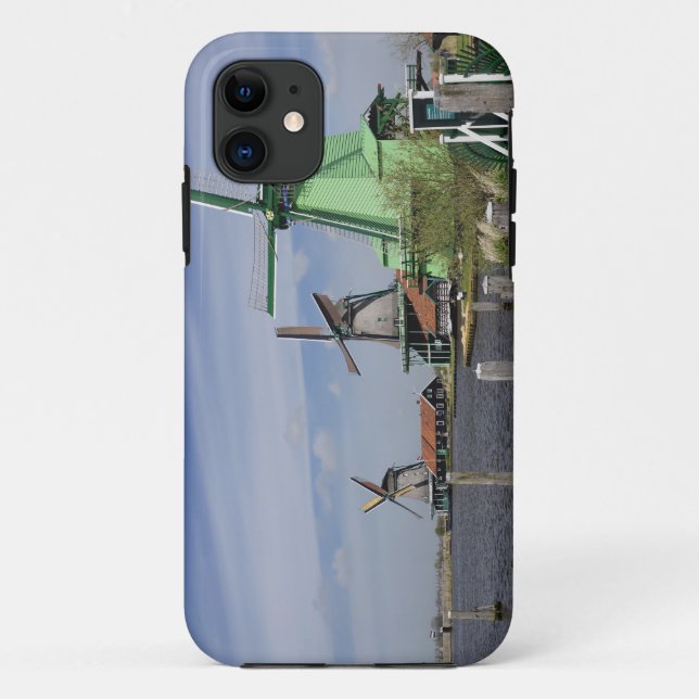 Windmill, Zaanse Schans, Holland, Netherlands 2 Case-Mate iPhone Case (Back)