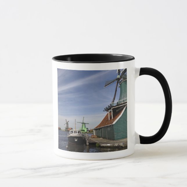 Windmill, Zaanse Schans, Holland, Netherlands Mug (Right)