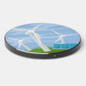 Windmills and Solar Cells Wireless Charger (Front 2)