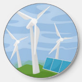 Windmills and Solar Cells Wireless Charger (Front)