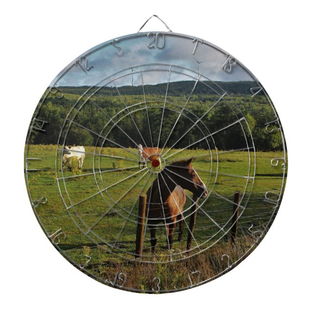 Windmills in the Distance Dart Board (Front)