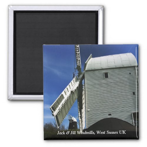 Windmills  Jack  Jills  West Sussex UK Magnet