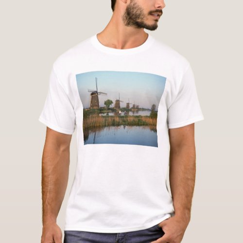 Windmills Kinderdijk Netherlands T_Shirt