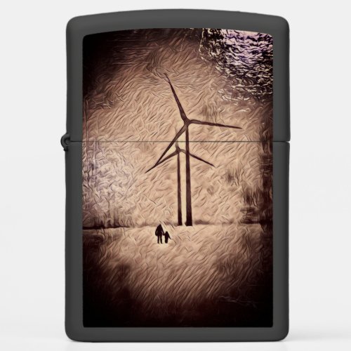 Windmills of Change Artistic Abstract Zippo Zippo Lighter