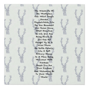 Windmills Of The Workplace Faux Canvas Print