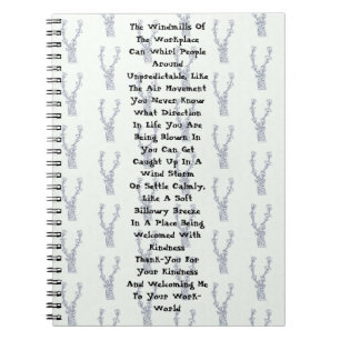 Windmills Of the Workplace Notebook