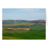 Windmills on the Palouse Hills from Steptoe Butte (Front Horizontal)