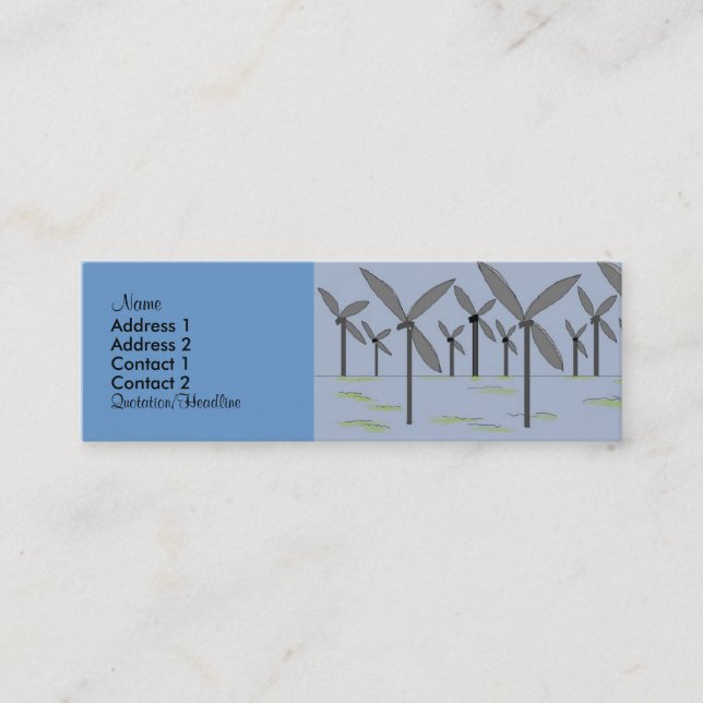 Windmills Profile Cards (Front)