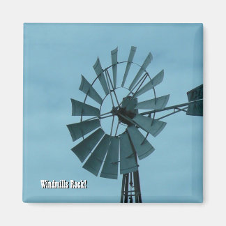 Windmills Rock! Magnet