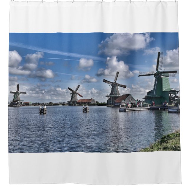 Windmills Shower Curtain (Front)