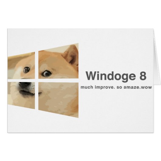 Windoge 8 cards (Front Horizontal)