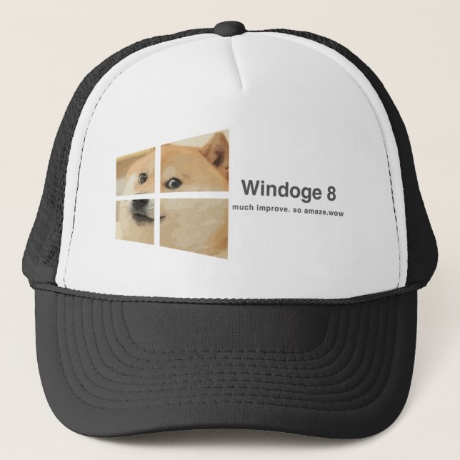Windoge 8 trucker hat (Front)