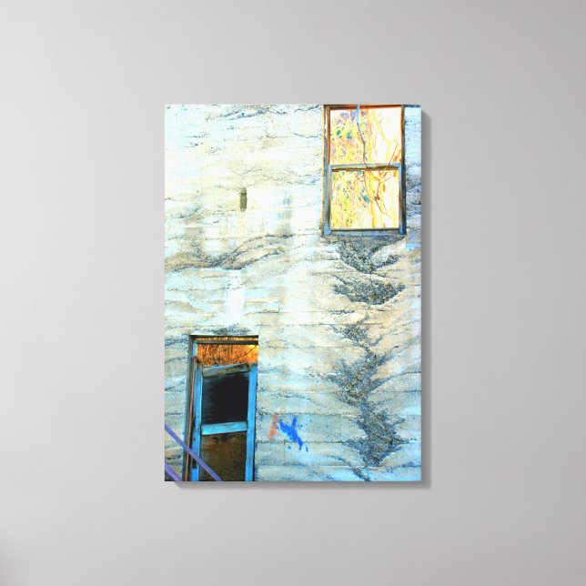 window and door wrapped canvas print (Front)