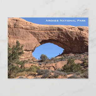 Window Arch - Arches National Park Postcard