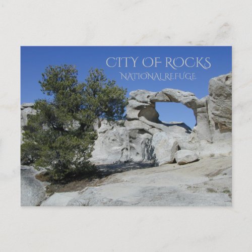 Window Arch City of Rocks National Refuge ID Postcard