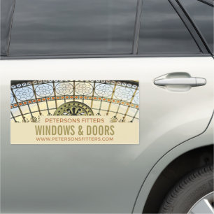 Window Arch, Window & Door Fitter Company Car Magnet