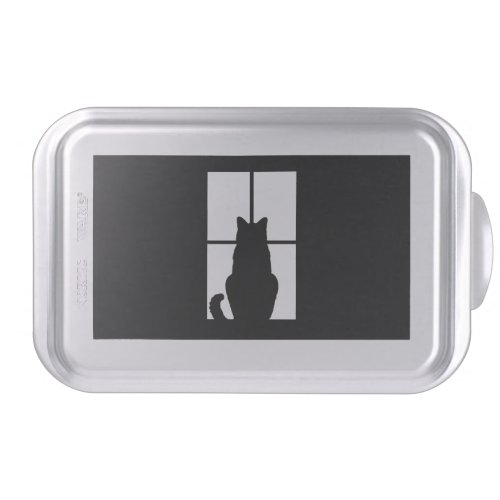 Window Black Cat Click to Customize a color decor Cake Pan