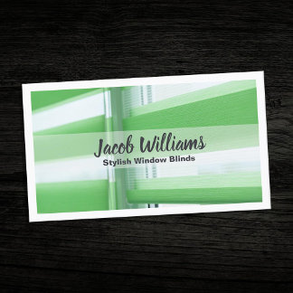Window Blinds Business Card