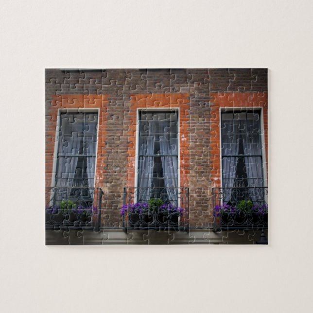 Window Boxes of London - 8x10 - 110 pc Jigsaw Puzzle (Horizontal)