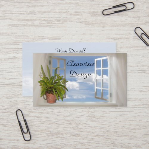 Window Business Card