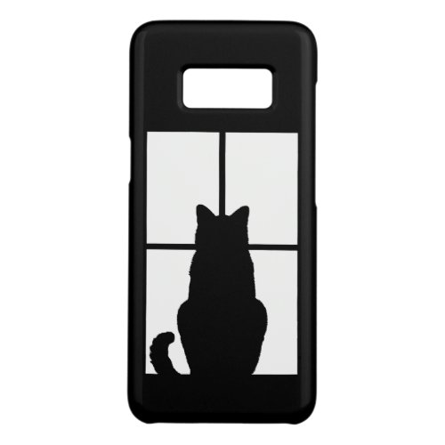 Window Cat Click to Customize Color Background Case_Mate Samsung Galaxy S8 Case