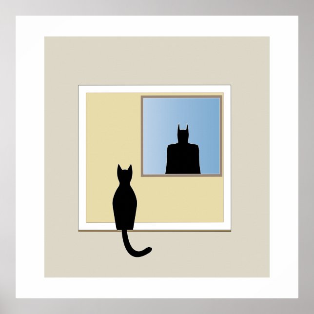 Window Cat Poster (Front)