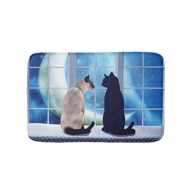 Window Cats Bathroom Mat (Front)